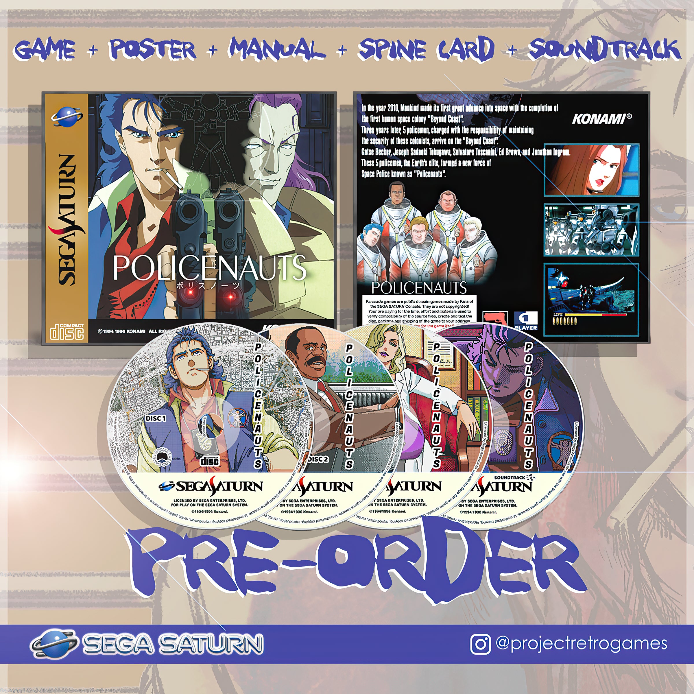POLICENAUTS SEGA SATURN TRANSLATED | Project retro games