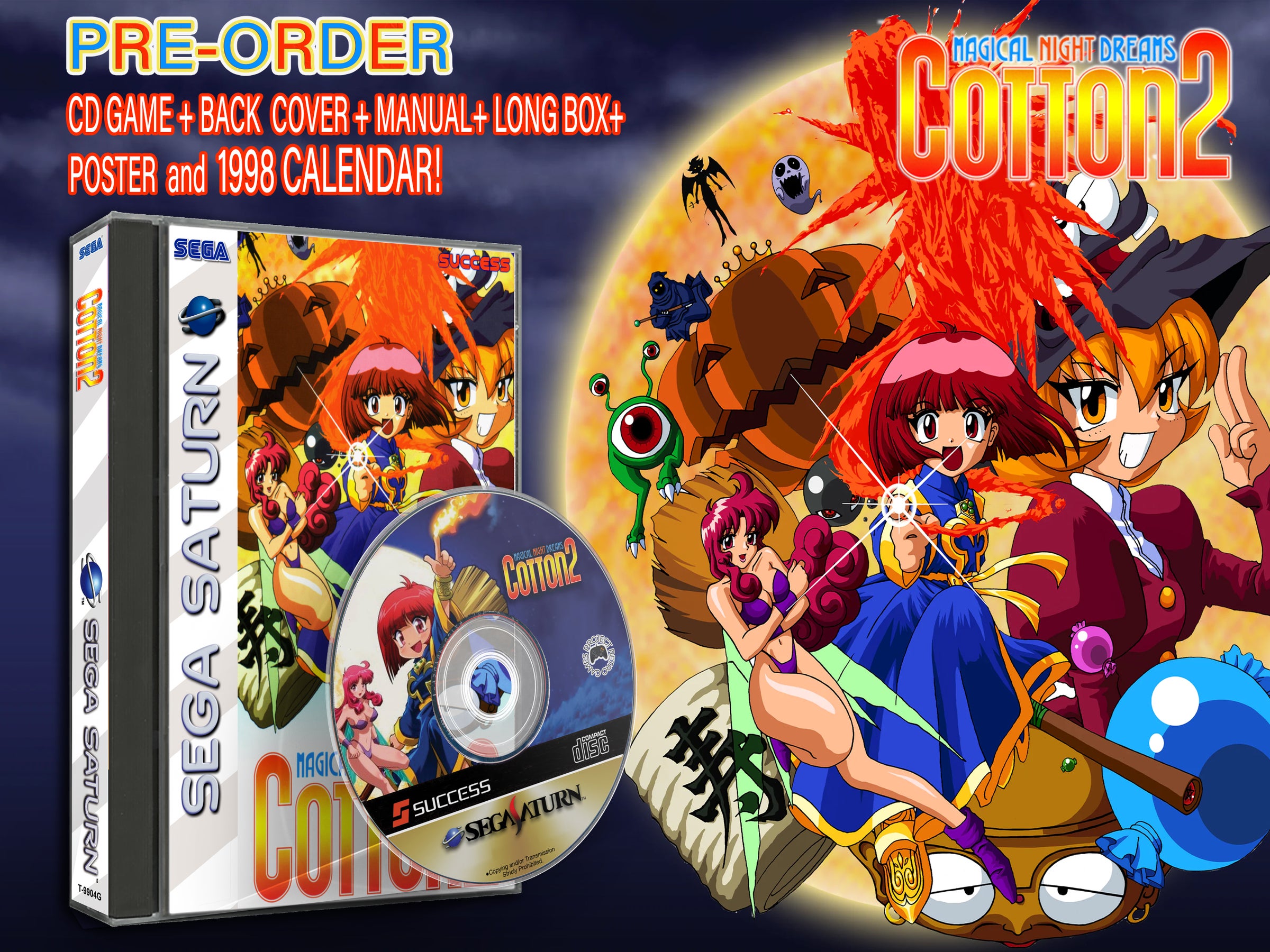 Cotton2 Sega Saturn Translated | Project retro games